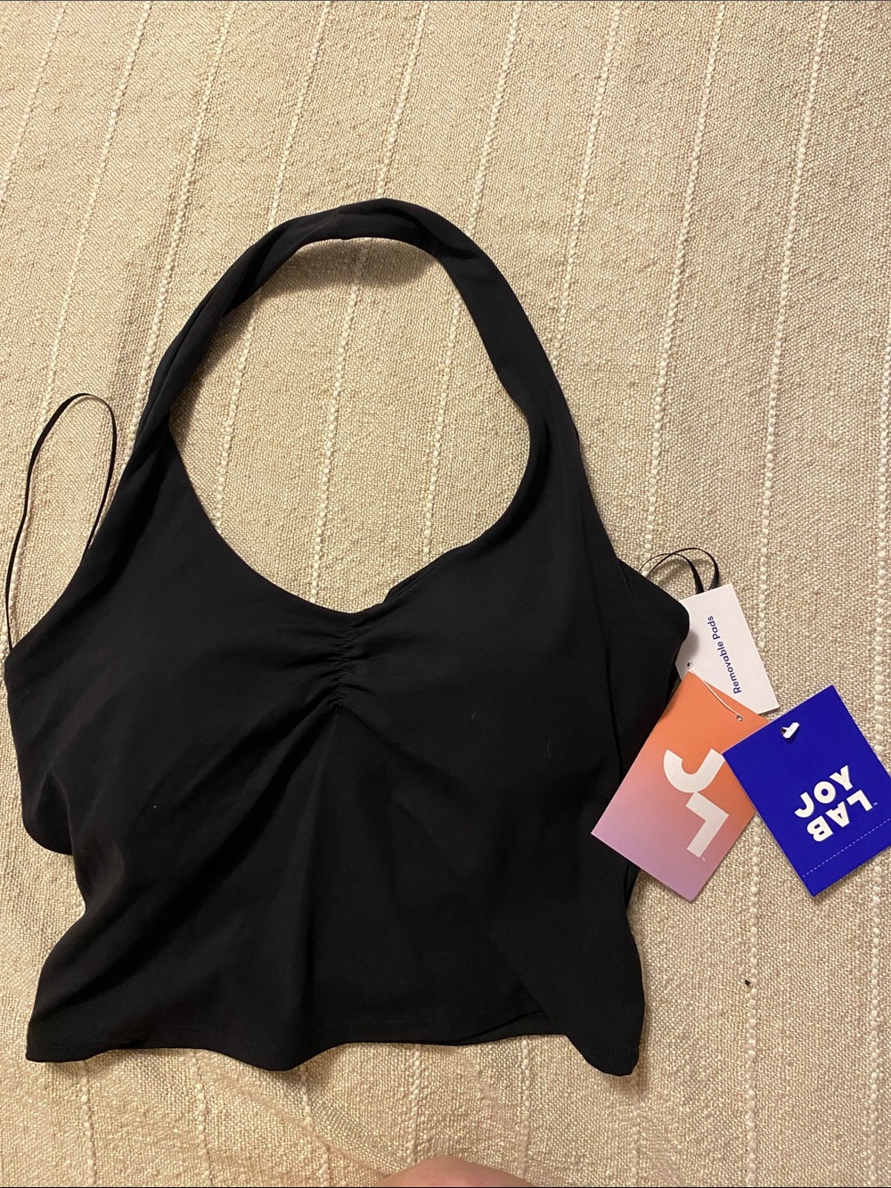 Joy Lab Black Tank Top with Halter Neck
Sz XS